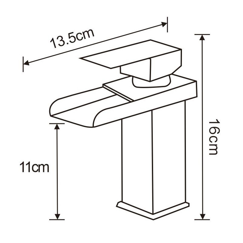 Mexen Hydra Waschbeckenarmatur, Chrom - 744900-00