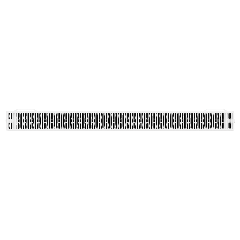 Mexen C22 Plattenheizkörper 400 x 2200 mm, seitlicher Anschluss, 2608 W, weiß - W422-040-220-00