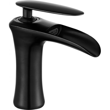 Mexen Lyra Waschbeckenarmatur, schwarz - 745300-70