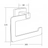 Mexen Asis Toilettenpapierhalter, golden - 7017633-50
