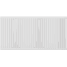Mexen C21 Plattenheizkörper 300 x 1400 mm, Seitenanschluss, 1031 W, Weiß - W421-030-140-00
