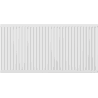 Mexen C21 Plattenheizkörper 400 x 400 mm, seitlicher Anschluss, 371 W, weiß - W421-040-040-00