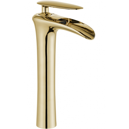 Mexen Lyra hoher Waschtischarmatur, gold - 745310-50