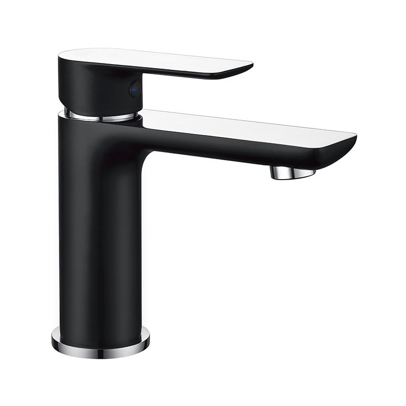 Mexen Alfa Waschtischarmatur, schwarz/chrom - 745700-71