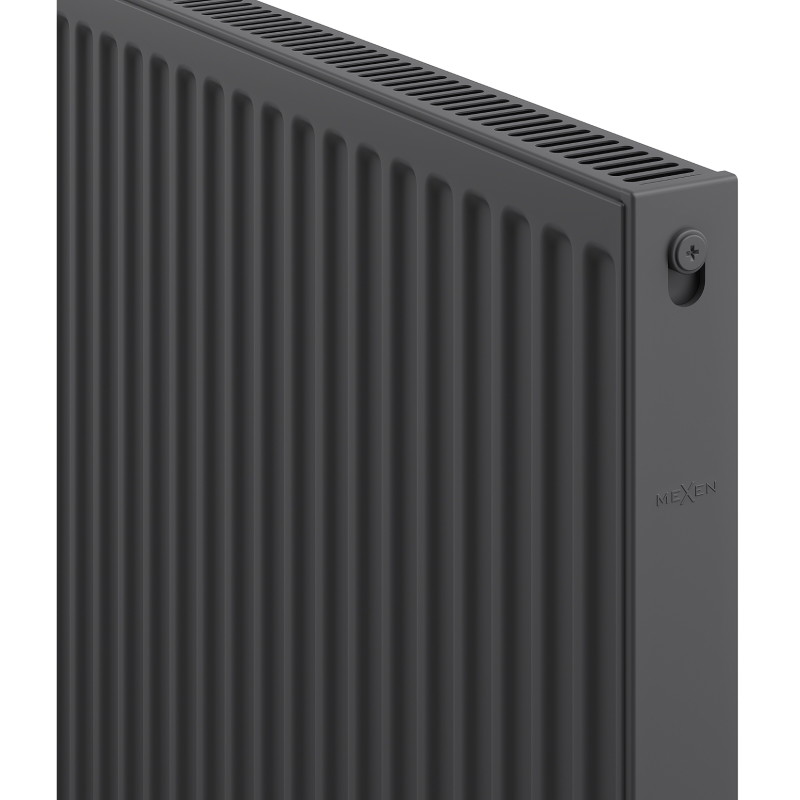 Mexen C11 Plattenheizkörper 400 x 800 mm, seitlicher Anschluss, 518 W, anthrazit - W411-040-080-66