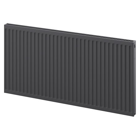 Mexen C11 Plattenheizkörper 600 x 400 mm, seitlicher Anschluss, 373 W, Anthrazit - W411-060-040-66