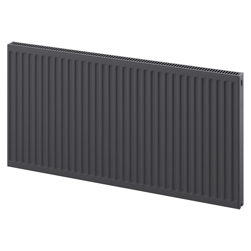 Mexen C11 Plattenheizkörper 600 x 500 mm, seitlicher Anschluss, 467 W, Anthrazit - W411-060-050-66