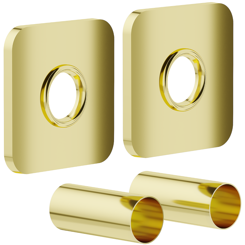 Mexen Uni-Term Einzelnes Abdeckset für Heizkörper, gold - W909-000-50