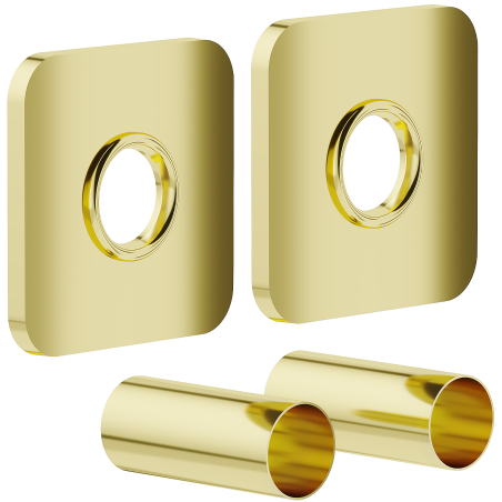 Mexen Uni-Term Einzelnes Abdeckset für Heizkörper, gold - W909-000-50