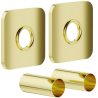 Mexen 1S Einzelnes Abdeckset für Heizkörper, Gold - W909-000-50