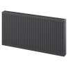 Mexen C22 Plattenheizkörper 300 x 2800 mm, Seitenanschluss, 2613 W, Anthrazit - W422-030-280-66