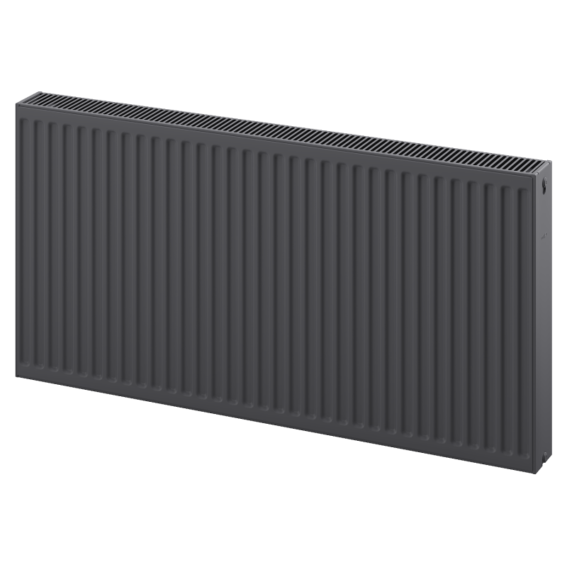 Mexen C22 Plattenheizkörper 400 x 700 mm, seitlicher Anschluss, 830 W, Anthrazit - W422-040-070-66