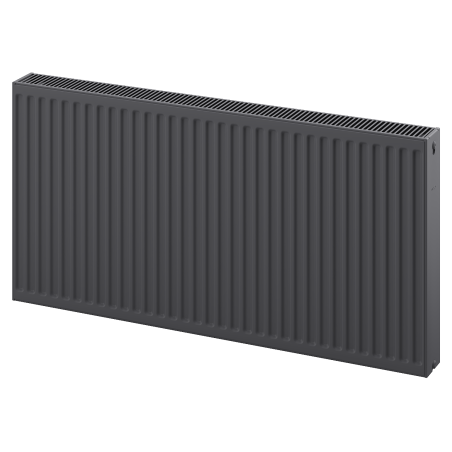 Mexen C22 Plattenheizkörper 400 x 1800 mm, seitlicher Anschluss, 2134 W, Anthrazit - W422-040-180-66