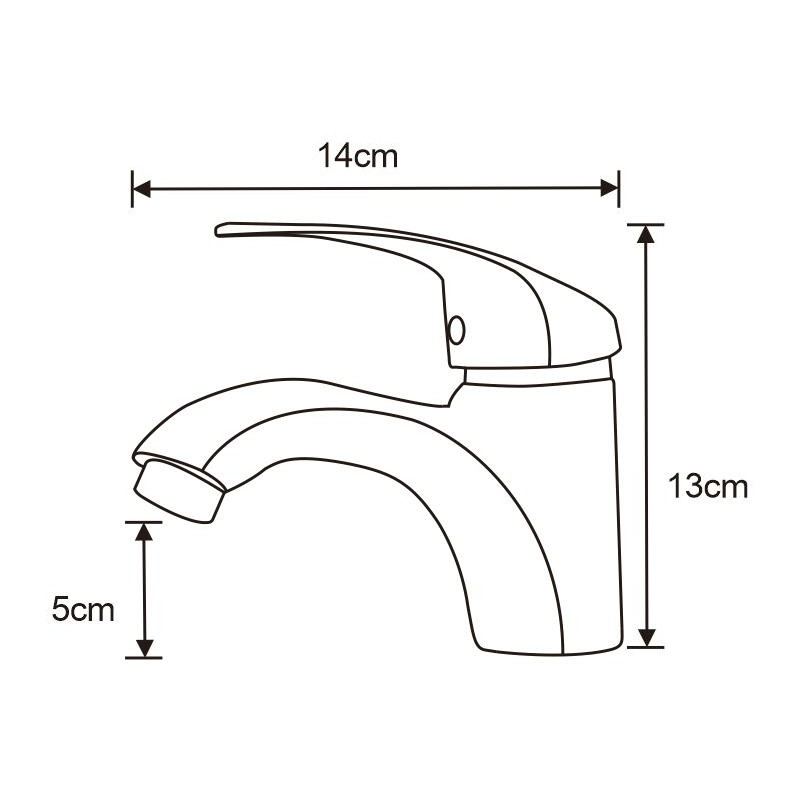 Mexen Fabia Waschtischarmatur, Chrom - 746500-00