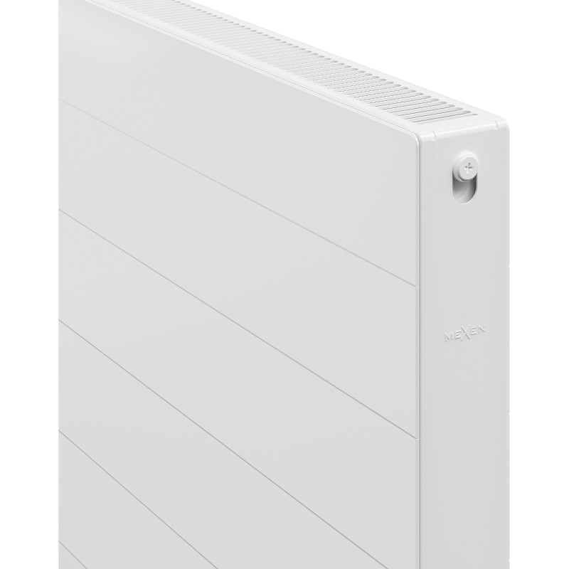 Mexen CL21 Plattenheizkörper Line 600 x 1300 mm, seitlicher Anschluss, 1572 W, weiß - W421L-060-130-00