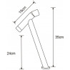 Mexen Astro hoher Waschbeckenhahn, Chrom - 746910-00