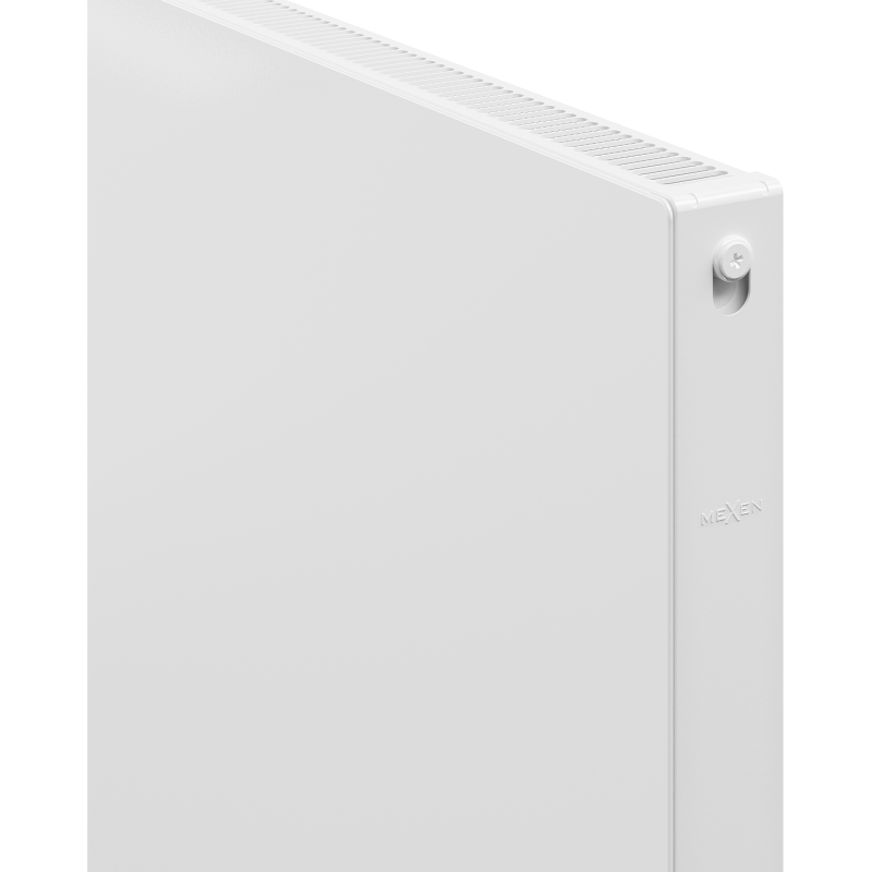 Mexen Flat CF11 Plattenheizkörper 300 x 500 mm, seitlicher Anschluss, 227 W, Weiß - W411F-030-050-00
