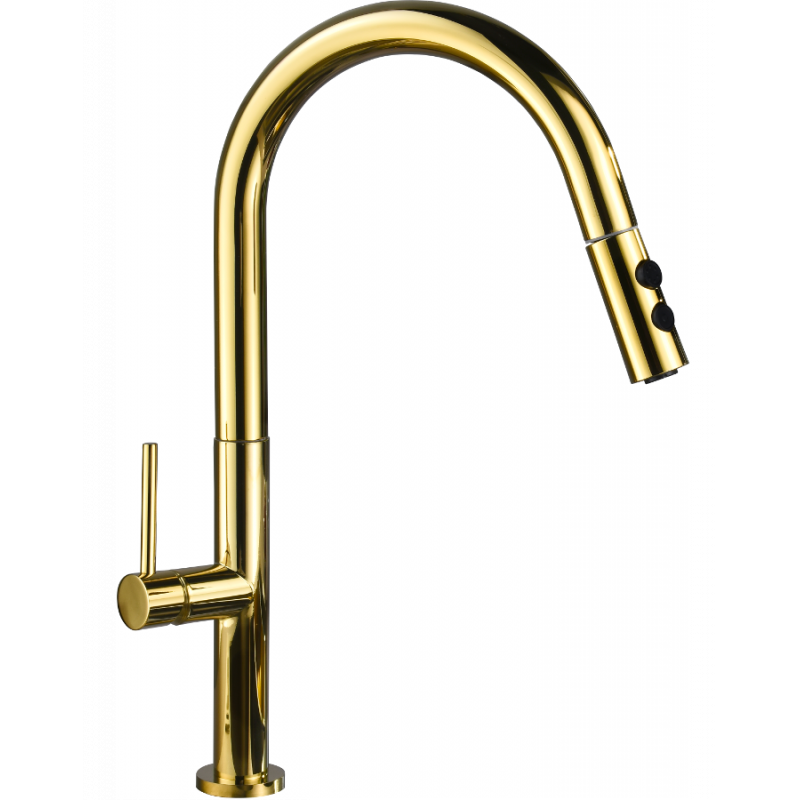 Mexen Ava Küchenarmatur, Gold - 672800-50