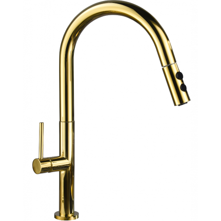 Mexen Ava Küchenarmatur, Gold - 672800-50