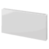 Mexen Flat CF22 Plattenheizkörper 400 x 600 mm, Seitenanschluss, 683 W, Weiß - W422F-040-060-00
