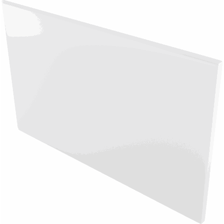 Mexen Uni Seitenwand 90 cm für rechteckige Badewanne, weiß - 55099-090