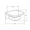Mexen Asis Seifenschale, gold - 7017639-50
