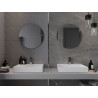 Mexen Alto Rundes Badezimmerspiegel 60 cm - 9853-060-060-000-00
