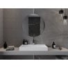 Mexen Alto rundes Badezimmerglas 80 cm - 9853-080-080-000-00