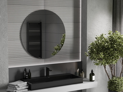 Mexen Alto rundes Badezimmerglas 90 cm - 9853-090-090-000-00