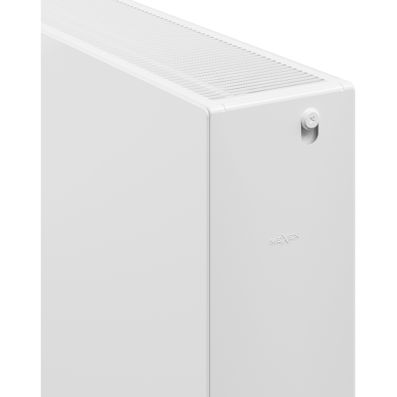 Mexen Flat CF33 Plattenheizkörper 300 x 1500 mm, seitlicher Anschluss, 1860 W, weiß - W433F-030-150-00