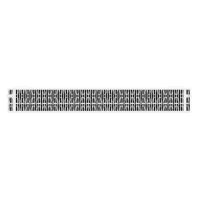 Mexen Flat CF33 Plattenheizkörper 400 x 1200 mm, seitlicher Anschluss, 1898 W, weiß - W433F-040-120-00
