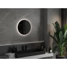 Mexen Erg beleuchteter Badezimmerspiegel, rund 50 cm, LED 6000K, Antibeschlag - 9823-050-050-611-00