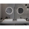 Mexen Erg beleuchteter Badezimmerspiegel, rund 50 cm, LED 6000K, Antibeschlag - 9823-050-050-611-00