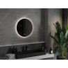 Mexen Erg beleuchteter Badezimmerspiegel, rund 60 cm, LED 6000K, Antibeschlagsfunktion - 9823-060-060-611-00
