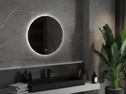 Mexen Erg beleuchteter Badezimmerspiegel, rund 70 cm, LED 6000K, Antibeschlag - 9823-070-070-611-00