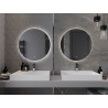 Mexen Erg beleuchteter Badezimmerspiegel, rund 70 cm, LED 6000K, Antibeschlag - 9823-070-070-611-00