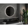 Mexen Erg beleuchteter Badezimmerspiegel, rund 80 cm, LED 6000K, Antibeschlag - 9823-080-080-611-00