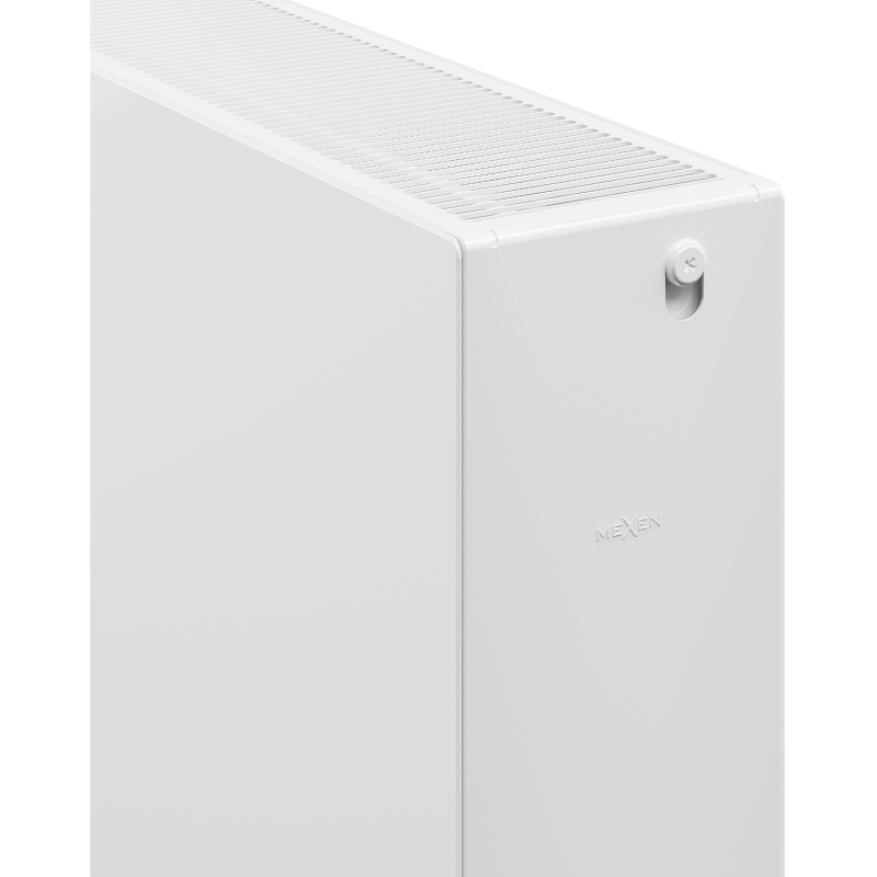 Mexen Flat CF33 Plattenheizkörper 600 x 400 mm, Seitlicher Anschluss, 880 W, Weiß - W433F-060-040-00