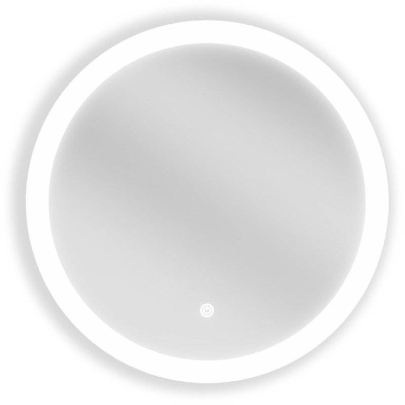 Mexen Oro beleuchteter Badezimmerspiegel, rund 50 cm, LED 6000K, Antifog - 9824-050-050-611-00