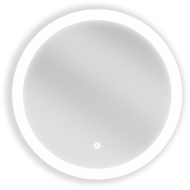 Mexen Oro beleuchteter Badezimmerspiegel, rund 50 cm, LED 6000K, Antibeschlag - 9824-050-050-611-00