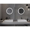 Mexen Oro beleuchteter Badezimmerspiegel, rund 50 cm, LED 6000K, Antibeschlag - 9824-050-050-611-00