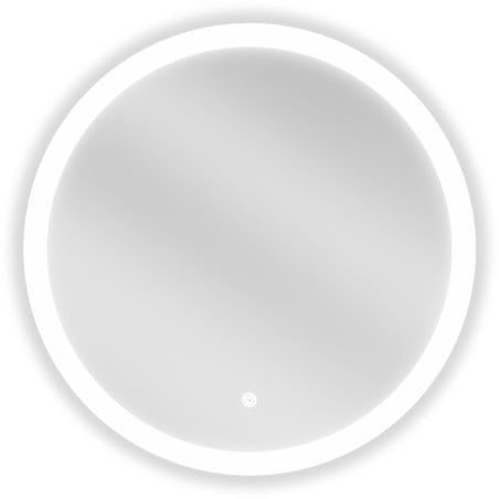 Mexen Oro beleuchteter Badezimmerspiegel, rund 60 cm, LED 6000K, Antibeschlag - 9824-060-060-611-00