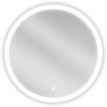 Mexen Oro beheizter, beleuchteter Badezimmerspiegel, 70 cm rund, LED 6000K, Antifog - 9824-070-070-611-00