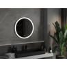Mexen Oro beheizter, beleuchteter Badezimmerspiegel, 70 cm rund, LED 6000K, Antifog - 9824-070-070-611-00