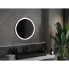 Mexen Oro beleuchteter Badezimmerspiegel, rund 70 cm, LED 6000K, Antibeschlag - 9824-070-070-611-00