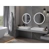 Mexen Oro beleuchteter Badezimmerspiegel, rund 70 cm, LED 6000K, Antibeschlag - 9824-070-070-611-00