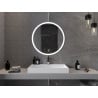 Mexen Oro beleuchteter Badezimmerspiegel, rund 80 cm, LED 6000K, Antibeschlag - 9824-080-080-611-00