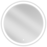 Mexen Oro beleuchteter Badezimmerspiegel, rund 80 cm, LED 6000K, Antibeschlag - 9824-080-080-611-00