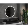 Mexen Oro beleuchteter, runder LED-Badezimmerspiegel 90 cm, 6000K, Antibeschlag - 9824-090-090-611-00