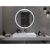 Mexen Oro beleuchteter, runder LED-Badezimmerspiegel 90 cm, 6000K, Antibeschlag - 9824-090-090-611-00